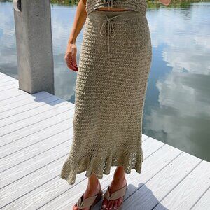Isla Crochet Knit Skirt